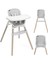Mama Sandalyesi Zest Plus Highchair Wooden Grey 1