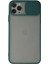 iPhone 11 Pro Kılıf Palm Buzlu Kamera Sürgülü Silikon - Yeşil - EYESO3454-6488 1