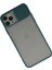iPhone 11 Pro Kılıf Palm Buzlu Kamera Sürgülü Silikon - Yeşil - EYESO3454-6488 2