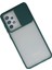 Samsung Galaxy A52 Kılıf Palm Buzlu Kamera Sürgülü Silikon - Yeşil - EYESO5108-5028 2