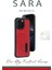 iPhone 16 Kılıf Sara Kartvizitli Deri Kılıf - Siyah - EYESO1362-7987 1