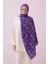 Baklava Noor Floş Viskon Şal Mor - Purple 242 3014 080 1
