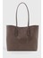 Süet Kahve El Ve Omuz Çanta Kadın Retro Shopper Çanta 264 3