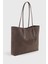 Süet Kahve El Ve Omuz Çanta Kadın Retro Shopper Çanta 264 5