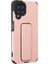 Samsung Galaxy A22 Kılıf Mega Standlı Silikon - Pudra - EYESO8625-1351 2
