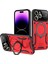 iPhone 16 Pro Max Kılıf Joy Lens Standlı Kapak - Kırmızı - EYESO2868-9528 1