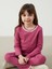 Lcw Kids Pembe Bisiklet Yaka Basic Kız Çocuk Bluz ve Tayt 2'li 1