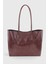 Bordo Kadın Retro El Ve Omuz Çanta Shopper Çanta 264 2