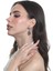 Kadın Antik Gümüş Kaplama Oval Formlu Sallantılı Model Minimalist Küpe 3