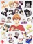 Fruits Basket Anime Telefon Laptop Bullet Journal Yapışkanlı Folyo Sticker Paketi 1