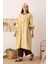 Çok Büzgülü Müslin Tunik Soft Sarı 1