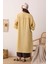 Çok Büzgülü Müslin Tunik Soft Sarı 3