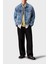 % 100 Pamuk Comfort Fit Uzun Kollu Kot Ceket LV04RB794GUBE Erkek Kot Ceket LV04RB794G Ube 2