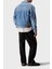 % 100 Pamuk Comfort Fit Uzun Kollu Kot Ceket LV04RB794GUBE Erkek Kot Ceket LV04RB794G Ube 3