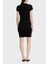 Slim Fit Bisiklet Yaka Kısa Kollu Mini Elbise Bayan Elbise XW000764 AF10352 UC001 3