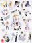 Plastic Memories Anime Telefon Laptop Bullet Journal Yapışkanlı Folyo Sticker Paketi 1