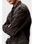 % 100 Pamuk Comfort Fit Göğüs Cepli Kot Ceket LV04RB796GRDD Erkek Kot Ceket LV04RB796G Rdd 4