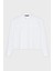Pamuklu Boxy Fit Uzun Kollu Logolu Crop Gömlek Bayan Gömlek XW000668 AF15983 U0002 5