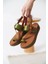 Likya Çok Renkli Hakiki Deri Sandalet 4