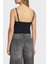 Pamuklu Slim Fit Kare Yaka Logolu Top LV047C908GUB1 Bayan Top LV047C908G Ub1 3