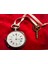Cylindre Huit Rubis Gümüş Kasa Cep Saati 34 mm Çapında - Sorunsuz Çalışır Durumda 2
