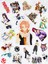 Fairy Tail Anime Telefon Laptop Bullet Journal Yapışkanlı Folyo Sticker Paketi 1