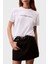 % 100 Pamuk Regular Fit Bisiklet Yaka Logolu T Shirt LV047C912GYAA Bayan T Shirt LV047C912G Yaa 1