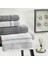 Yeni Sezon Pure Cotton Classic Aile Seti Raya ( Beyaz-Antrasit ) 2