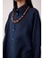 Reglan Kol Basic Keten Gömlek Gece Mavi 1
