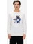 Panther Beyaz Erkek Sweatshirt 1