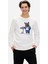 Panther Beyaz Erkek Sweatshirt 2