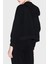 Relaxed Fit Kapüşonlu Yaka Kanguru Cepli Sweat Bayan Sweat XW000980 AF16111 UC001 3