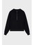 Relaxed Fit Kapüşonlu Yaka Kanguru Cepli Sweat Bayan Sweat XW000980 AF16111 UC001 5