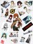Steins Gate Anime Telefon Laptop Bullet Journal Yapışkanlı Folyo Sticker Paketi 1