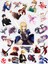 Fate Stay Night Anime Telefon Laptop Bullet Journal Yapışkanlı Folyo Sticker Paketi 1