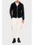 Pamuklu Şerit Detaylı Regular Fit Kapüşonlu Fermuarlı Sweat Erkek Sweat 7M000973 AF10377 UC001 2