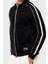 Pamuklu Şerit Detaylı Regular Fit Kapüşonlu Fermuarlı Sweat Erkek Sweat 7M000973 AF10377 UC001 4