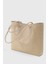 Süet Krem Kadın Retro Shopper El Ve Omuz Çanta 264 1