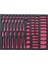 Takım Arabası Içi Düzenleyici Boş Eva Organizer Havalı, Torx Uzun ve Twist Lokmalar Için 72 Adet Bölmeli Sünger 55,5cm x 41 cm 1