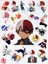 shoto todoroki my hero anime telefon laptop bullet journal yapışkanlı folyo sticker paketi 1