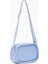 Mavi Shk62 Tek Bölmeli Suni Deri Ayarlanabilir Askılı Fermuarlı Çapraz Omuz Çantası 2