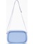 Mavi Shk62 Tek Bölmeli Suni Deri Ayarlanabilir Askılı Fermuarlı Çapraz Omuz Çantası 3