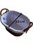 Kulplu Oval Kumaşlı Sepet Orta Boy 28 x 19 x 23 cm 3