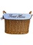 Kulplu Oval Kumaşlı Sepet Orta Boy 28 x 19 x 23 cm 4