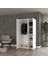 Ugi 3 Kapaklı Beyaz Elbise Dolabı / Toparlayıcı / Çok Amaçlı Dolap 90 2