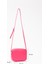 Fuşya U23 Suni Deri ,tek Bölmeli, Fermuarlı,süet Iç Kumaş, Ayarlanabilir Askılı, Mini Urban Omuz Çantası 2