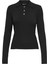 Onlelisa L/s Rib Siyah Kadın Bluz 15355354 1