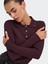 Onlelisa L/s Rib Bordo Kadın Bluz 15355354 5