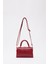 Kırmızı SHK109 Suni Deri Çıtçıtlı Ayarlanabilir Askılı Kadın El, Kol ve Omuz Çantası U:11 E:19 G:7 cm 4