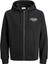 JJMAKOTO SWEAT ZIP HOOD Siyah Erkek Fermuarlı Sweatshirt 3